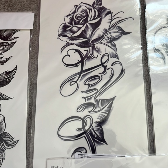 ‼️ Black Ink Temporary Tattoos - Picture 5 of 6